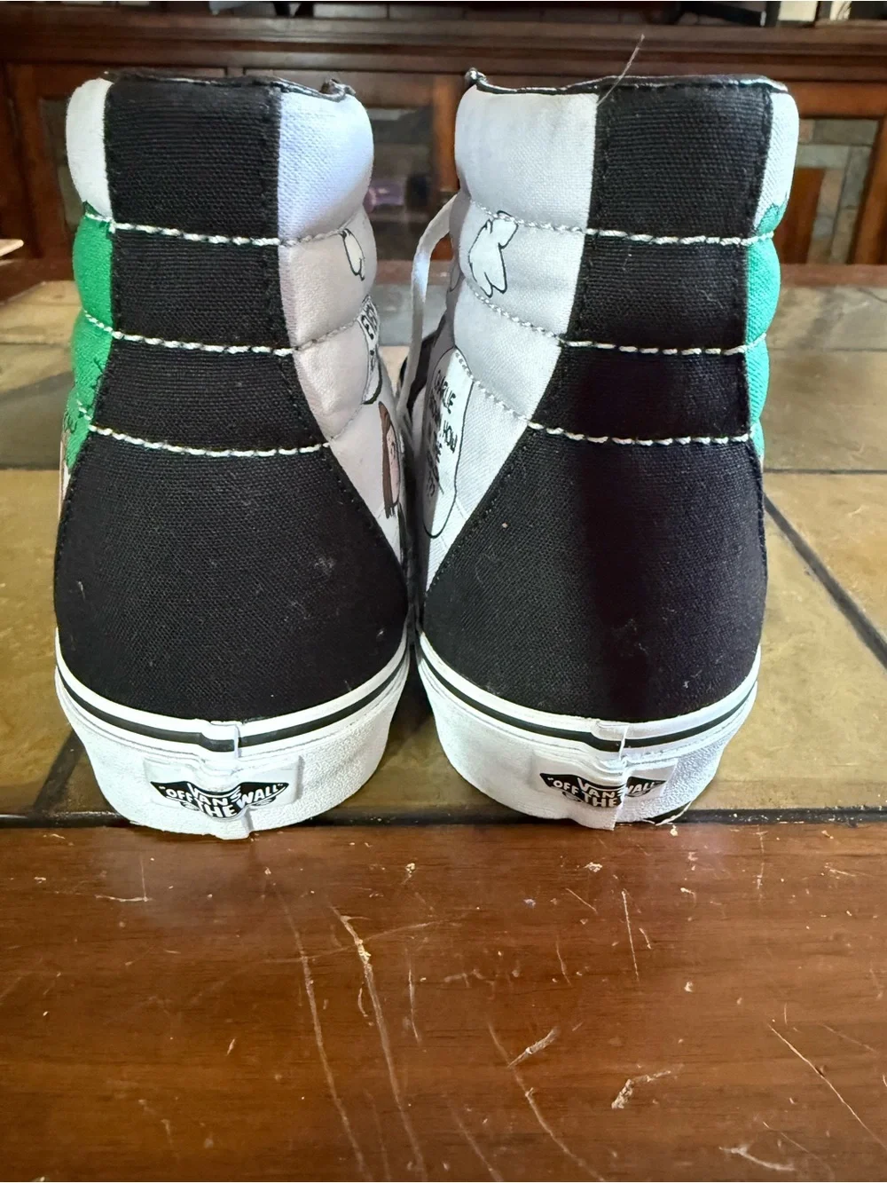 Vans x Peanuts Sk8-Hi Reissue Charlie Kite Men's Size 10.5 High Top Sneakers